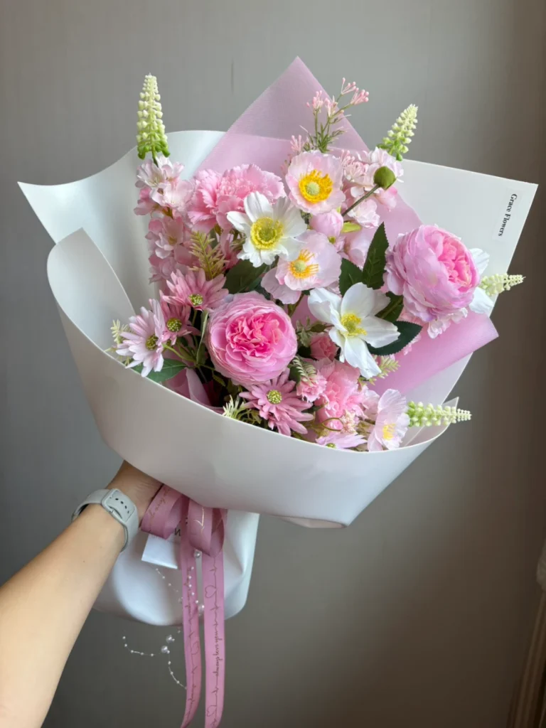 ช่อดอกไม้ Pink Pastel