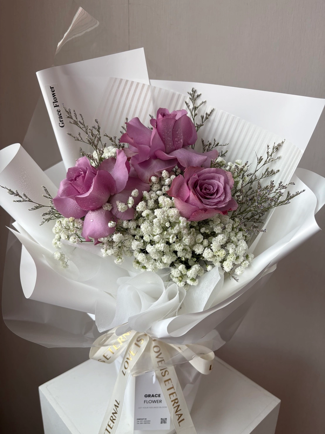 ช่อกุหลาบม่วง Purple Muse - Image 3