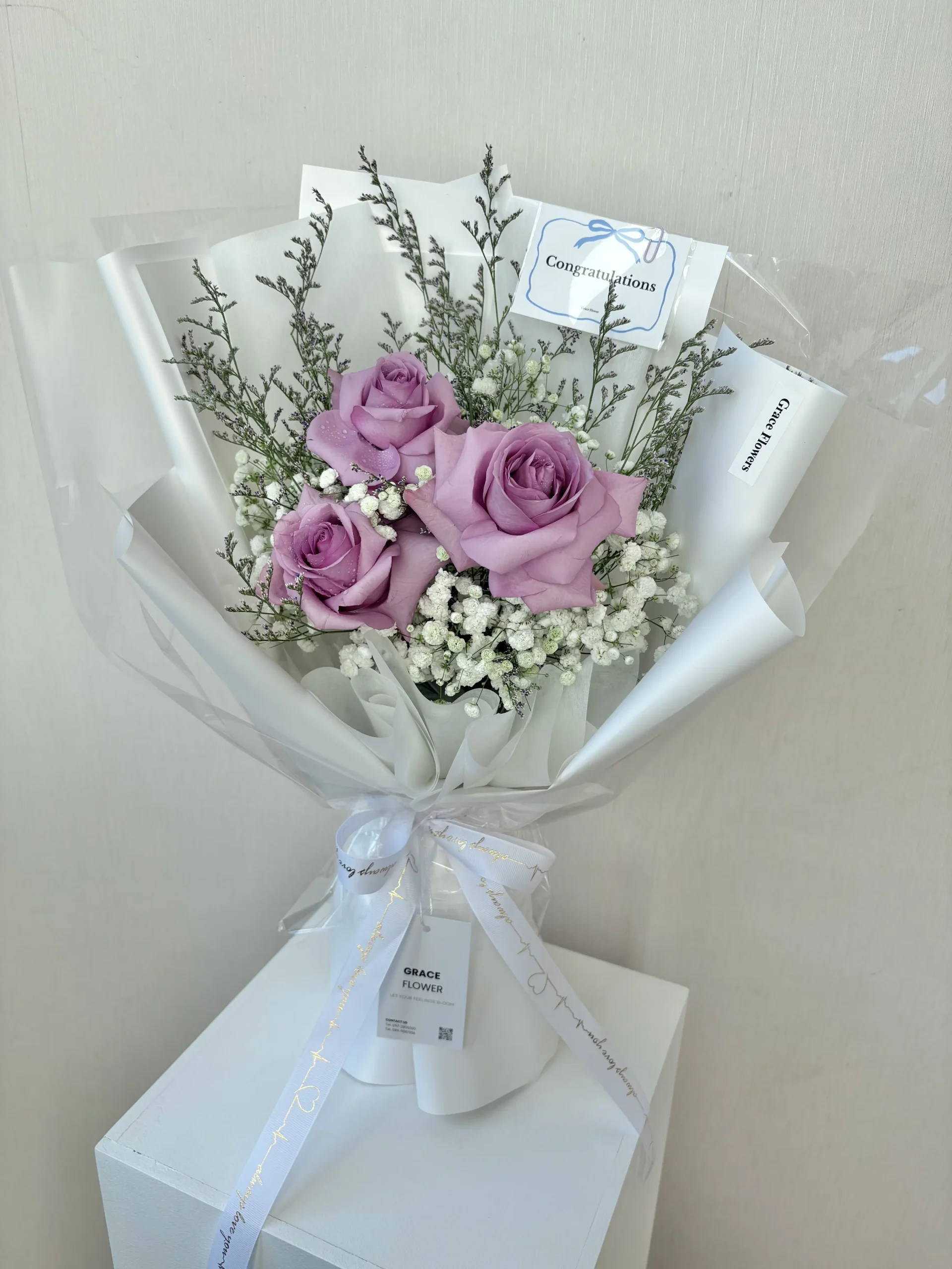 ช่อกุหลาบม่วง Purple Muse