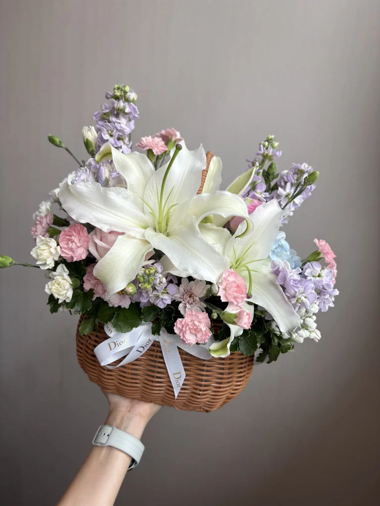 ตะกร้าดอกไม้ Pearl Love