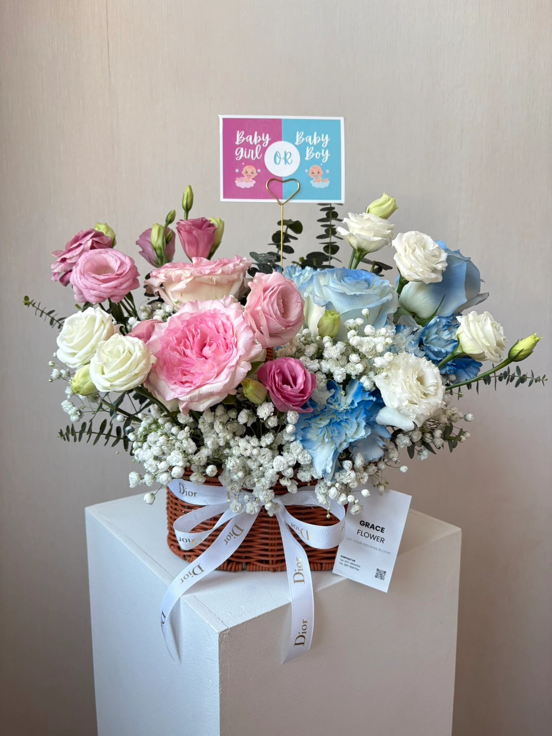 ตะกร้าดอกไม้ Baby Shower