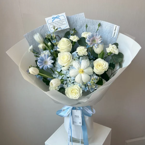 ช่อดอกไม้สด Aqua Bloom