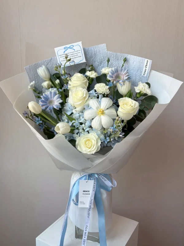 ช่อดอกไม้สด Aqua Bloom