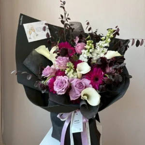 ช่อดอกไม้สด Black Amethyst Bloom - Image 3