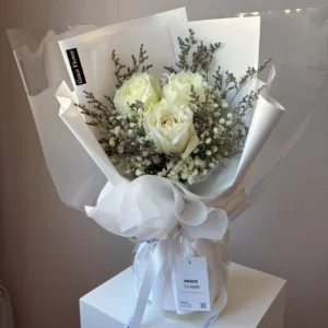 ช่อดอกกุหลาบขาว Blanc Love - Image 3