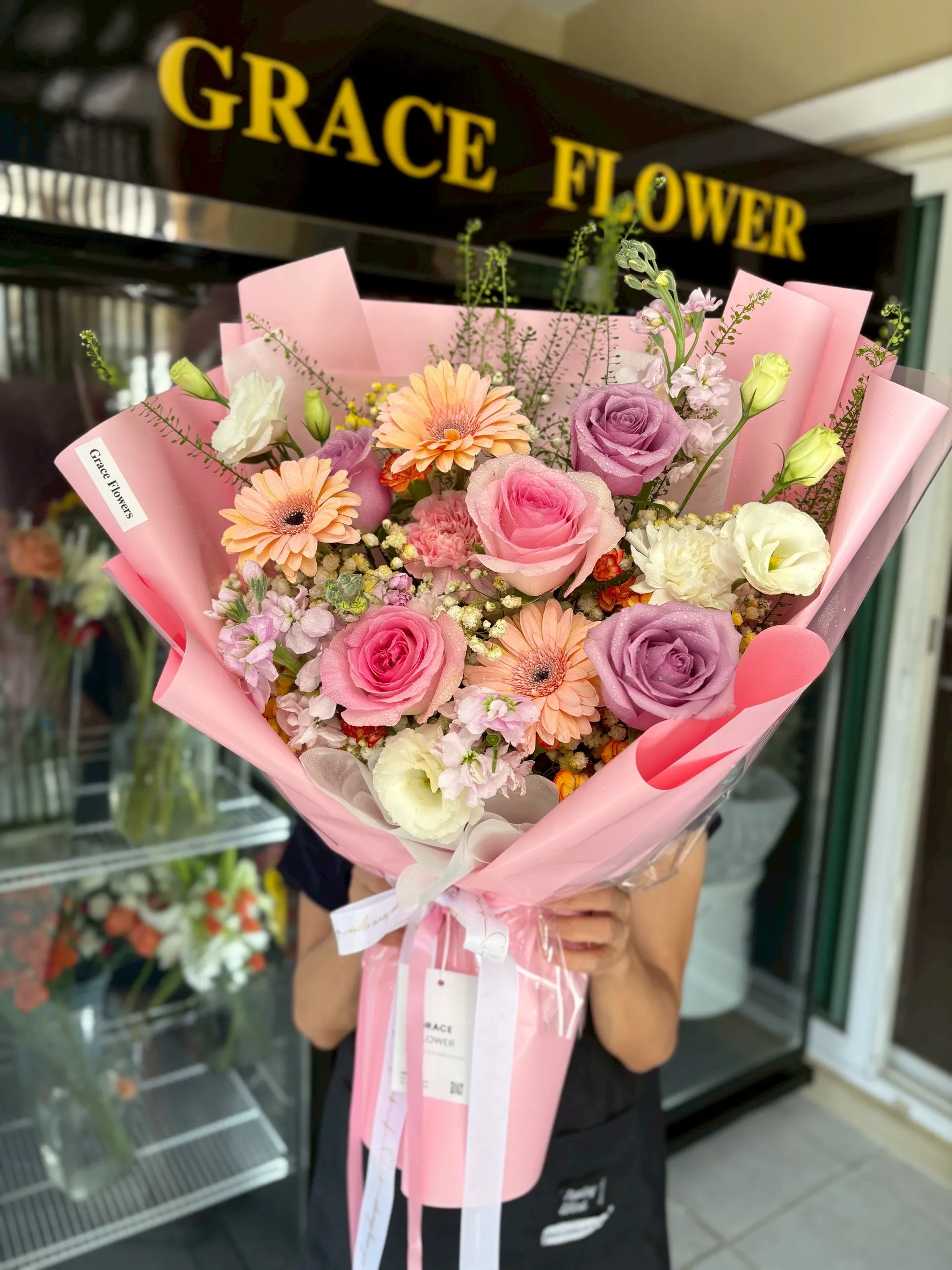 ช่อดอกไม้สด Bloom Bubble Mix