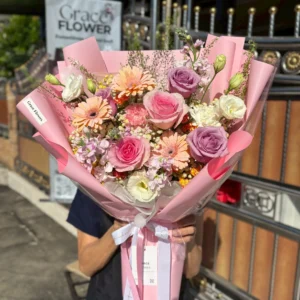 ช่อดอกไม้สด Bloom Bubble Mix - Image 2