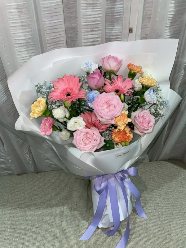 ช่อดอกไม้สด Bloom Jelly Garden