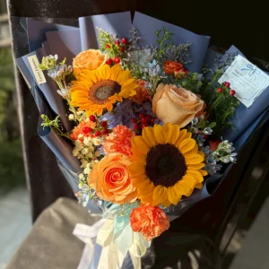 ช่อดอกทานตะวันสด Gentle Sunlight - Image 2
