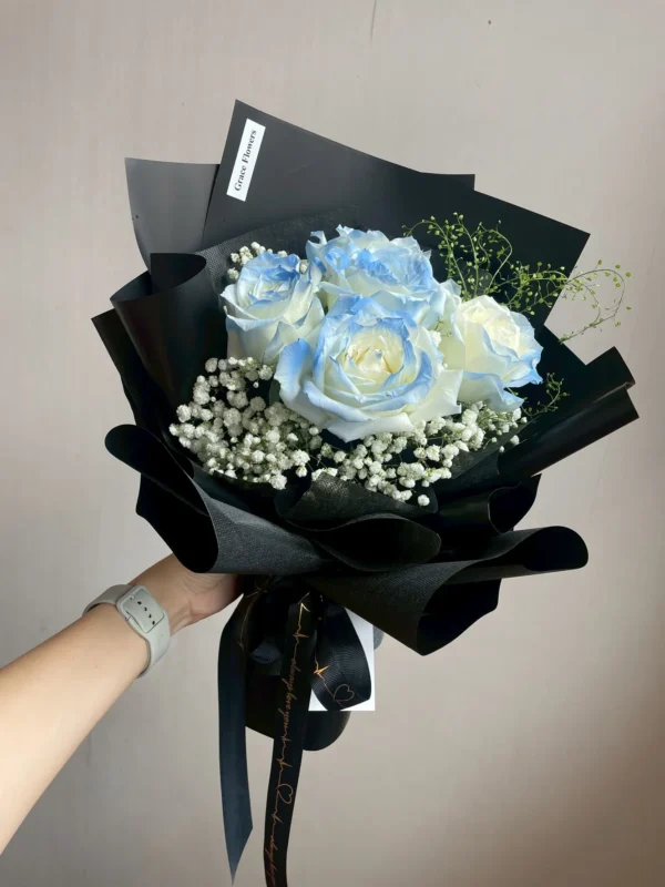 ช่อดอกกุหลาบฟ้า Cotton Sky
