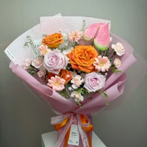ช่อดอกไม้สด Ember Dream - Image 1