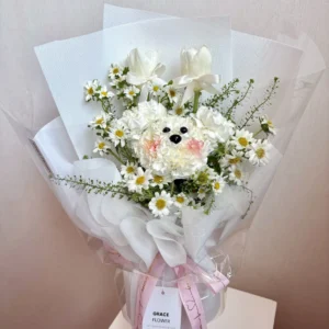 ดอกไม้สด Flower Pup Delight - Image 1