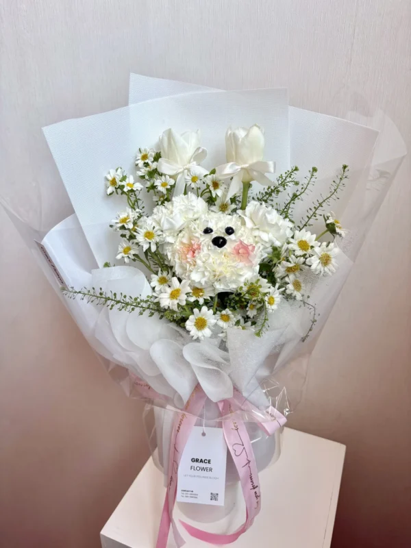 ดอกไม้สด Flower Pup Delight