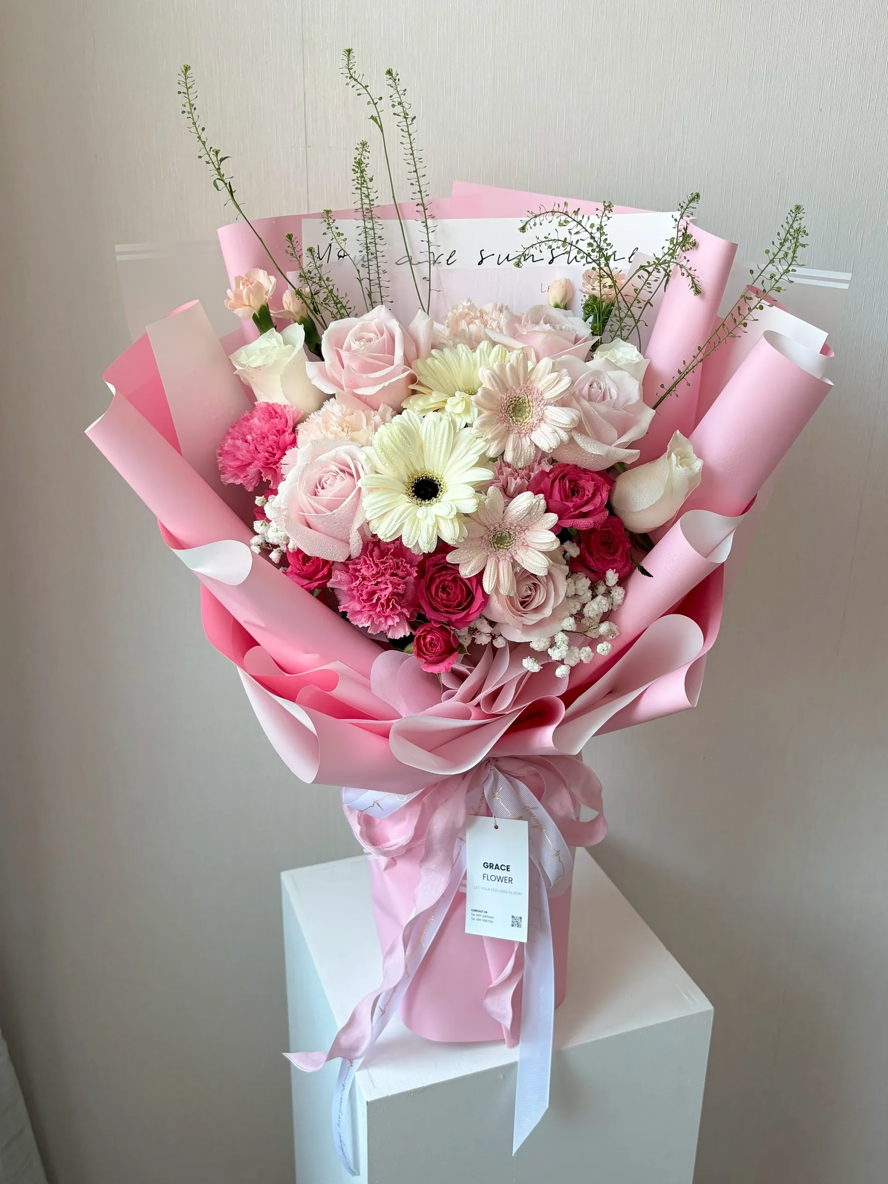 ช่อดอกไม้สด Gerbera Kindness