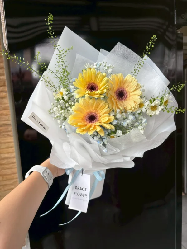 ช่อดอกไม้สด Gerbera Maison