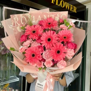 ช่อดอกไม้สด Gerbera True Love - Image 2