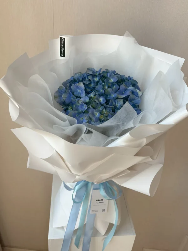 ช่อดอกไม้สด Just Blue