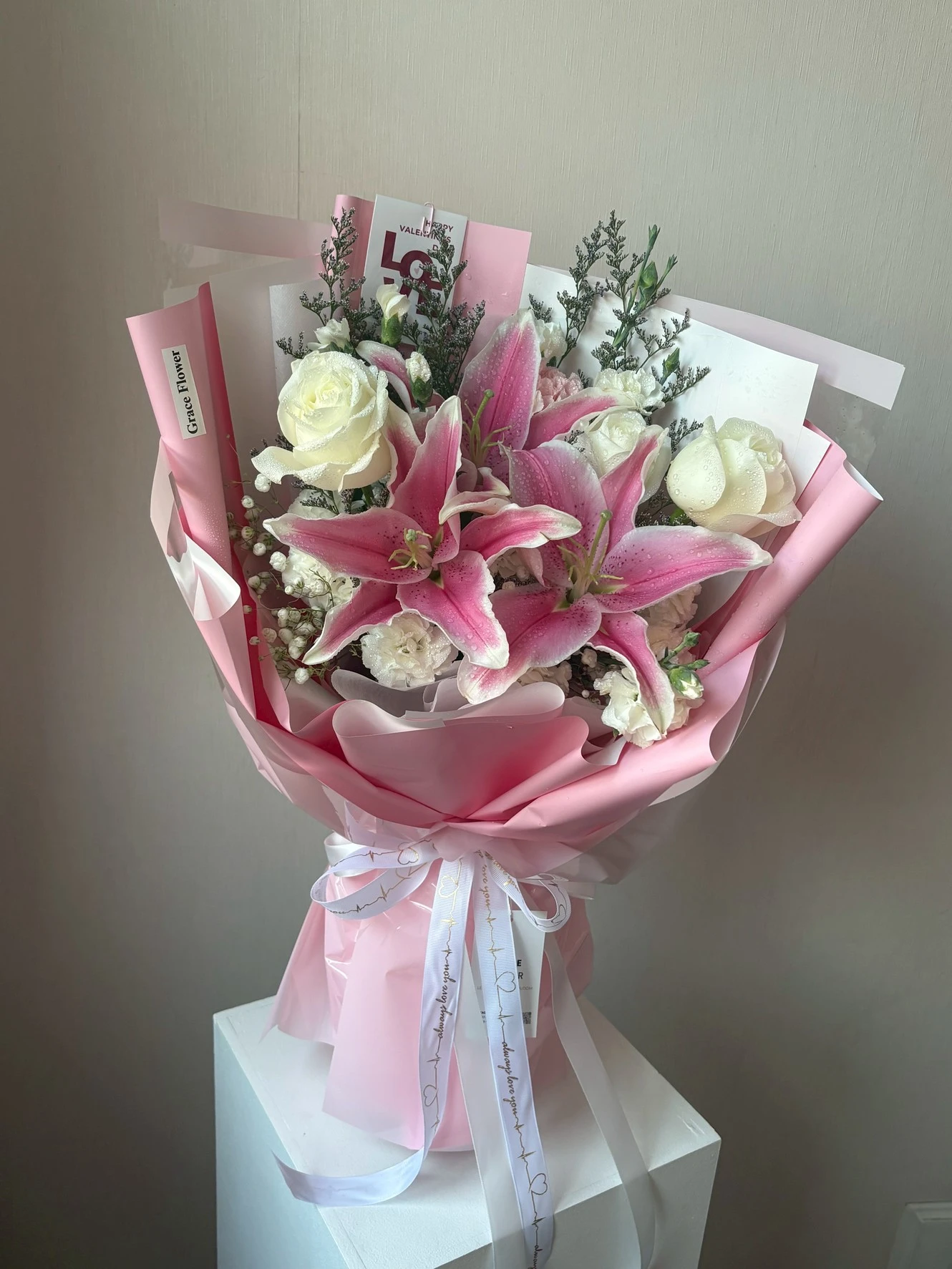 ช่อดอกลิลลี่สด Lily Cheer