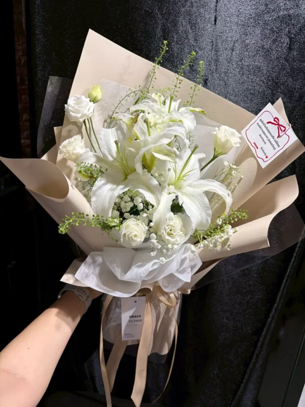 ช่อดอกลิลลี่สด Lily Cozy