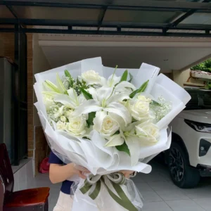 ช่อดอกลิลลี่สด Lily Serenity - Image 2