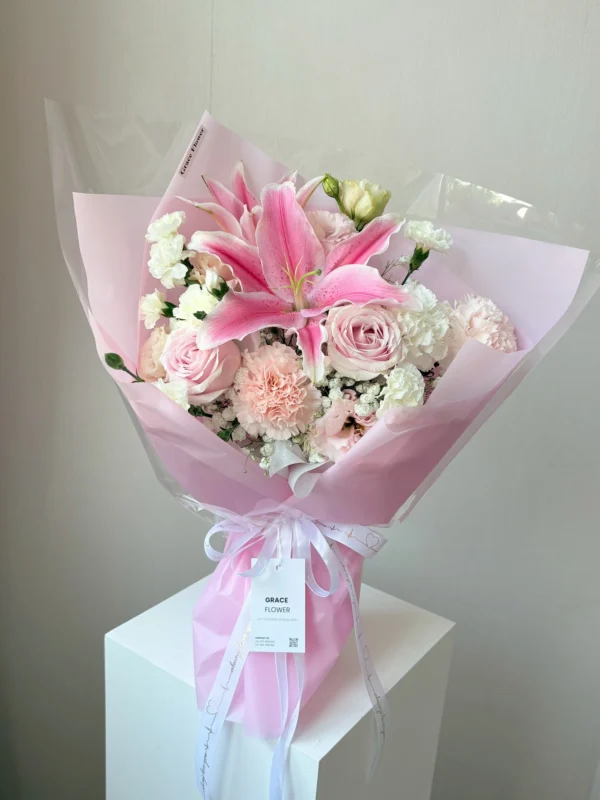 ช่อดอกลิลลี่สด Lovely Lily