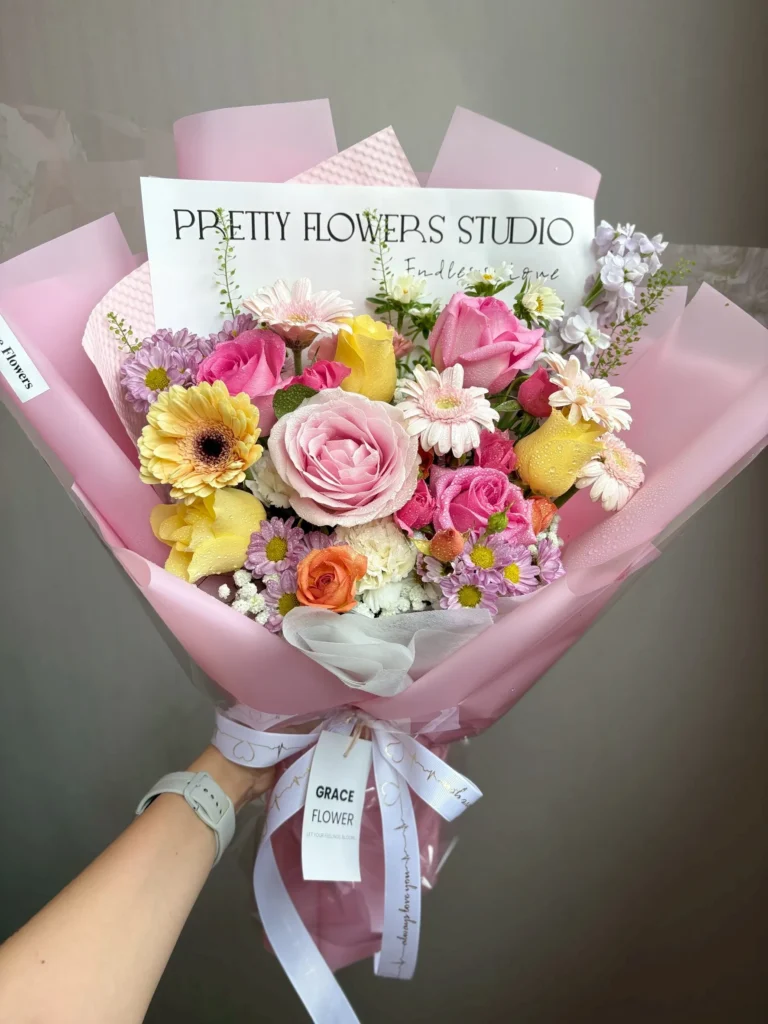 ช่อดอกไม้สด Petal Candy Vibe