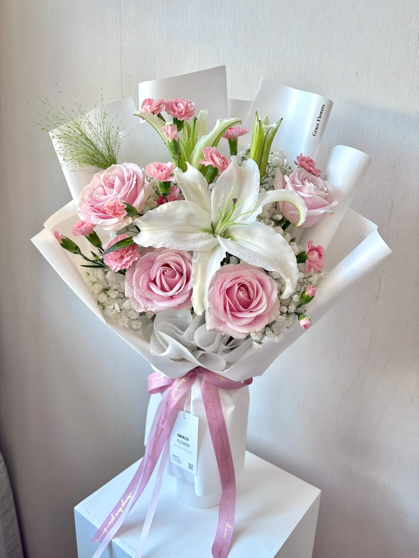 ช่อดอกลิลลี่สด Noble Lily