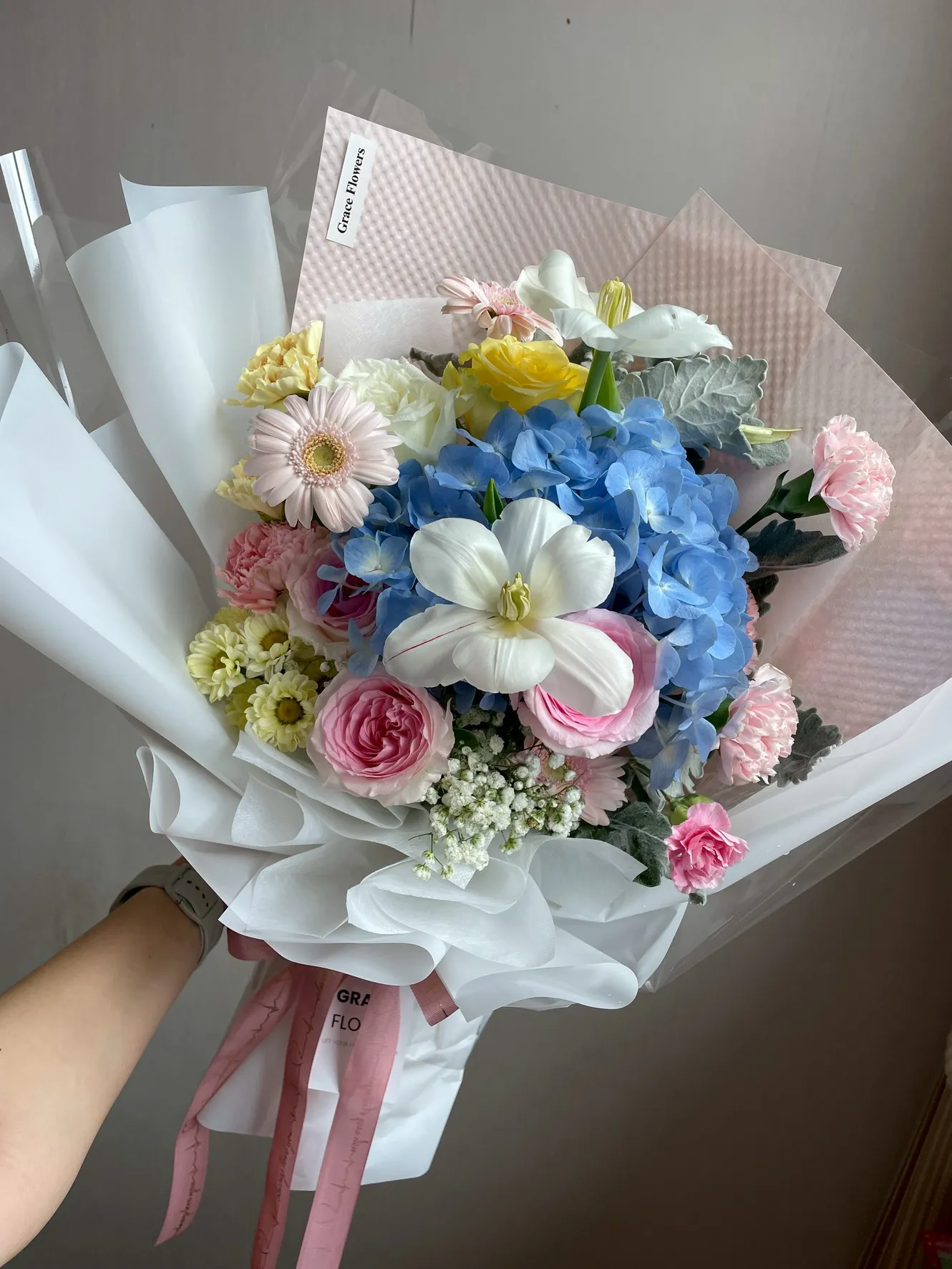 ช่อดอกทิวลิปสด Pastel Tulip Garden - Image 2