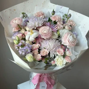 ช่อดอกไม้สด  Blush Harmony - Image 2
