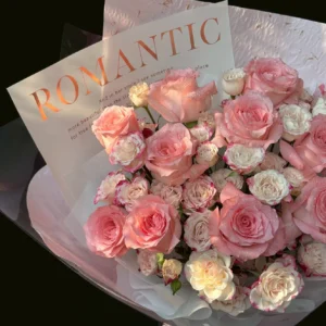 ช่อดอกไม้สด Rosy Grace - Image 2