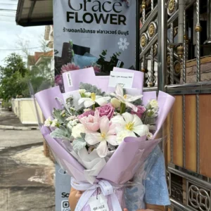 ช่อดอกทิวลิปสด Royal Tulip - Image 3