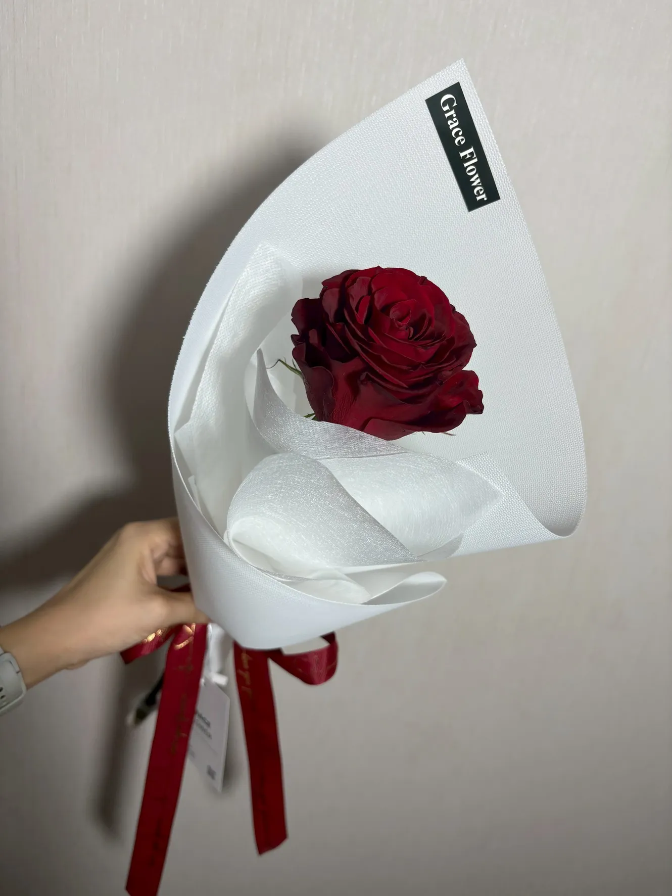 ช่อดอกกุหลาบแดง Ruby Promise