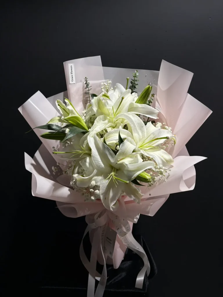 ช่อดอกลิลลี่สด Soft Lily