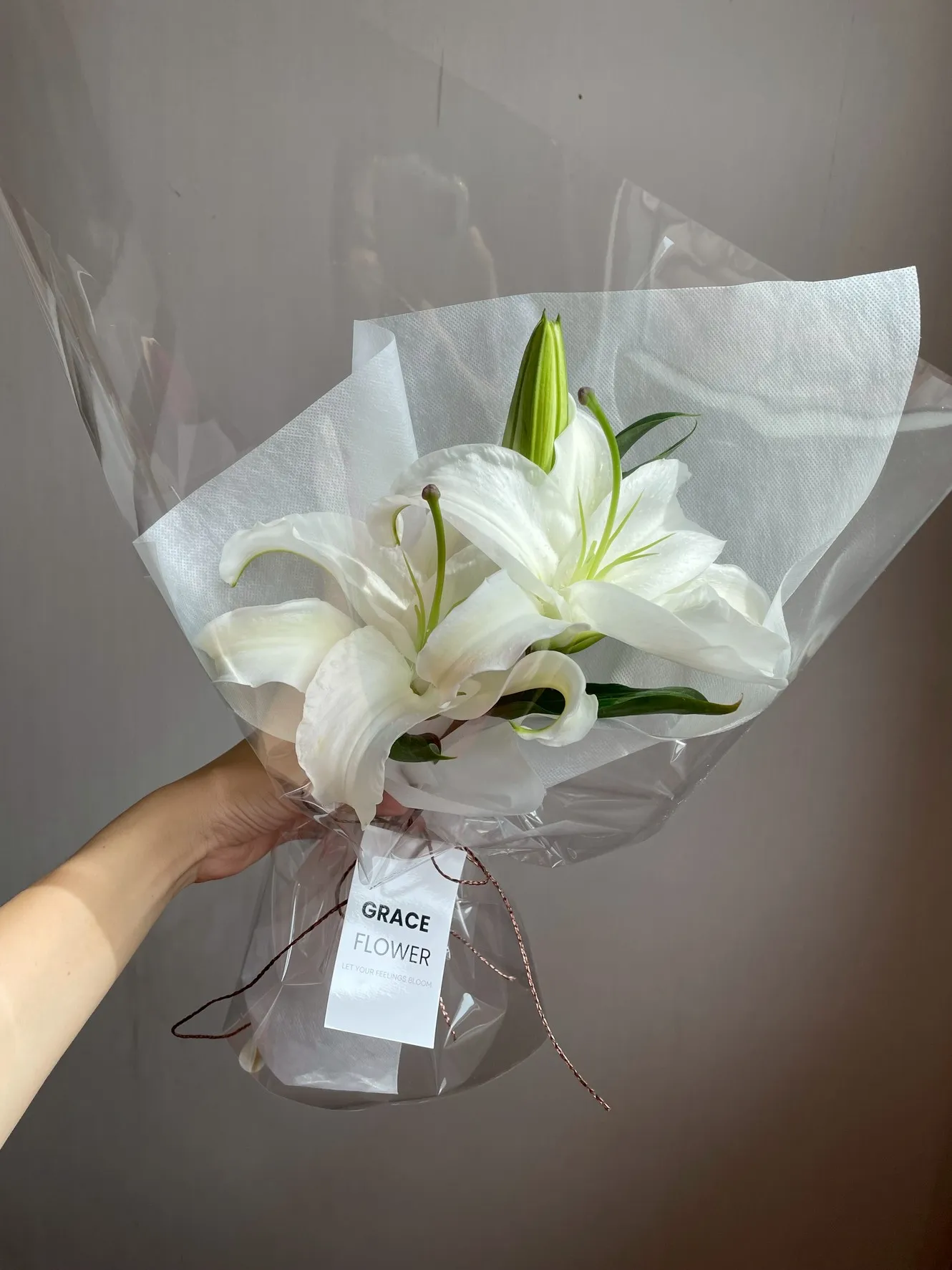 ช่อดอกลิลลี่สด Soft Lily Day