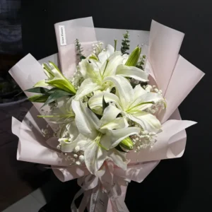 ช่อดอกลิลลี่สด Soft Lily - Image 3