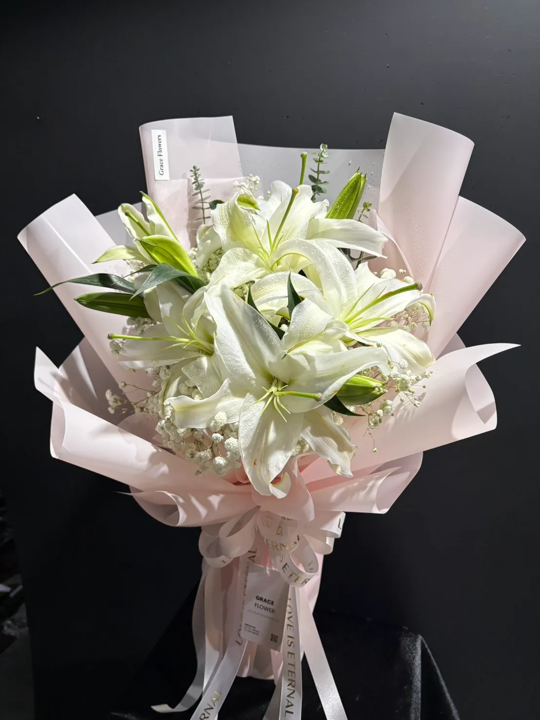 ช่อดอกลิลลี่สด Soft Lily - Image 4
