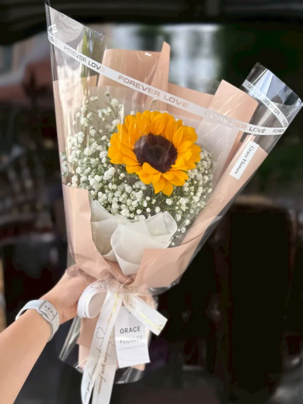 ช่อดอกทานตะวันสด Sun Charm