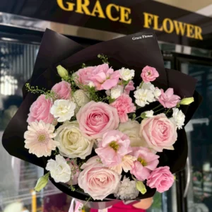 ช่อดอกกุหลาบสด Sweet Blooming - Image 3