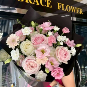 ช่อดอกกุหลาบสด Sweet Blooming - Image 4