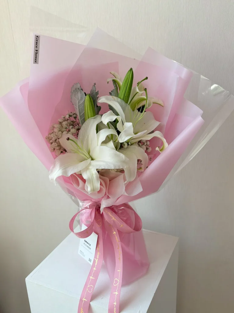 ช่อดอกลิลลี่สด Sweetheart Lily