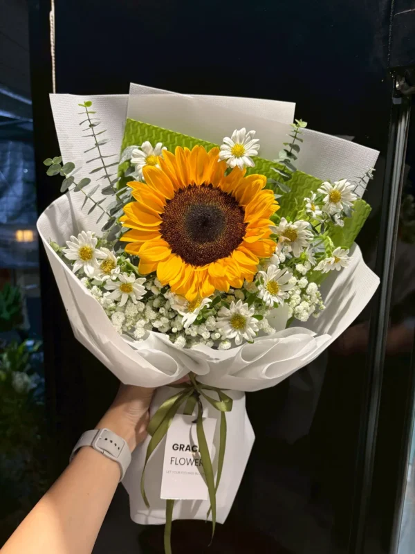ช่อดอกทานตะวันสด The Sun Bloom