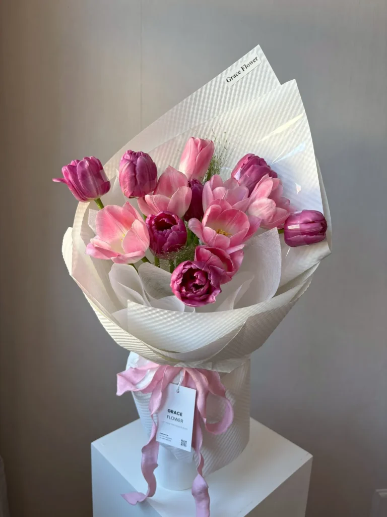 ช่อดอกทิวลิปสด Tulip Sugar