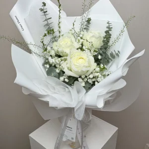 ช่อดอกไม้สด White Magic - Image 2