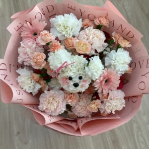 ช่อดอกไม้สด Sweet Pup Blossom - Image 4