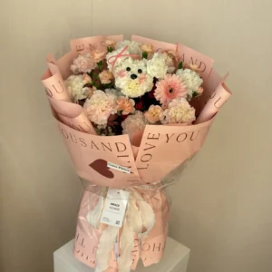 ช่อดอกไม้สด Sweet Pup Blossom - Image 2