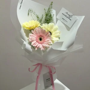 ช่อดอกไม้สด  Mini Geabera Princess - Image 2