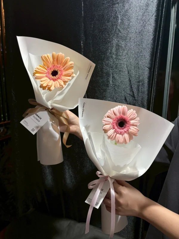 ช่อดอกไม้สด Mini Geabera คละสี