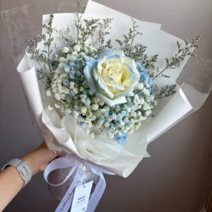 ช่อดอกกุหลาบฟ้าพาสเทล Blue Pastel - Image 2