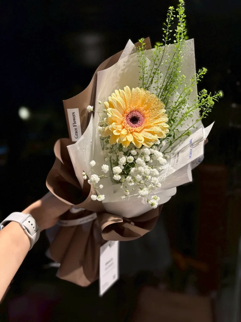 ช่อดอกไม้สด Mini Cutie Geabera (มีหลายสี)