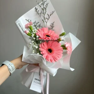 ช่อดอกไม้สด  Mini Geabera Princess - Image 8
